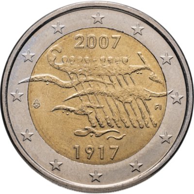 купить Финляндия 2 евро (euro) 2007 90-летие провозглашения независимости Финляндии