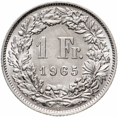 купить Швейцария 1 франк (franc) 1965