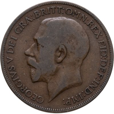купить Великобритания 1 пенни (penny) 1921