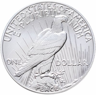 купить США 1 доллар 2021 Peace dollar Р "Столетие первого мирного доллара" в футляре с сертификатом