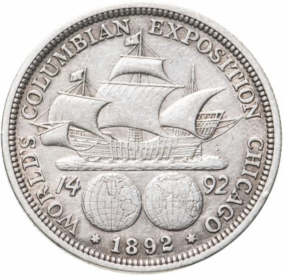 купить США 1/2 доллара 1892 "Всемирная выставка 1893 года. Колумб"