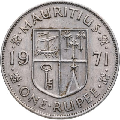 купить Маврикий 1 рупия (rupee) 1971