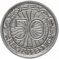 купить Германия 50 рейхспфеннигов (reichspfennig) 1928 А