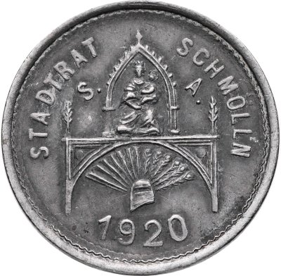 купить Германия "Шмёльн" 10 пфеннигов 1918 нотгельд