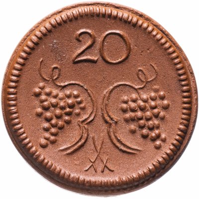купить Нотгельд Германия (Мюнстерберг) 20 пфеннигов 1921