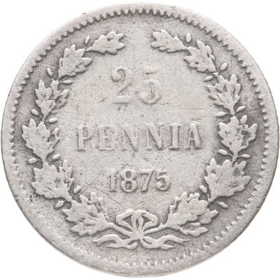 купить 25 пенни (pennia) 1875 S