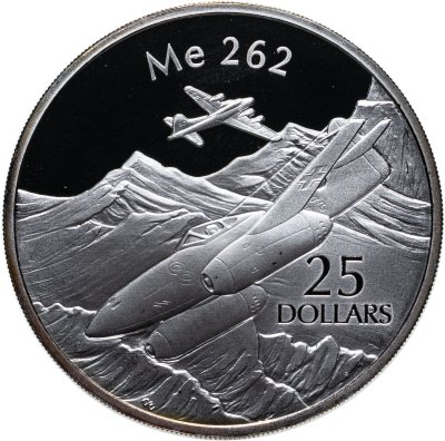 купить Соломоновы Острова 25 долларов (dollars) 2003 Самолёты - Messerschmitt Me 262