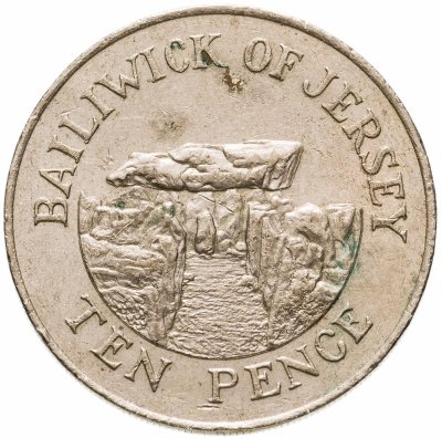 купить Джерси 10 пенсов (pence) 1987