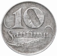 Купить Латвия 10 сантимов (santimu) 1922