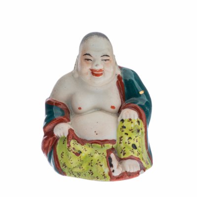 купить Статуэтка "Хотей" (Бог богатства), фарфор, роспись, Китай, 1950-1970 гг.