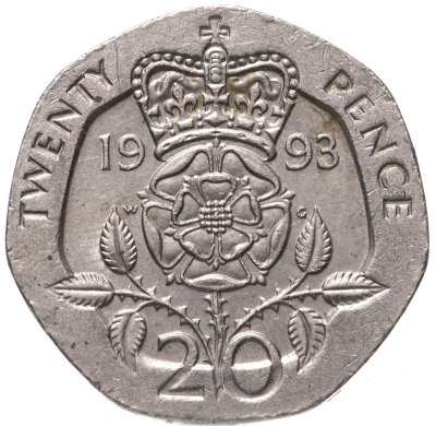 купить Великобритания 20 пенсов (pence) 1993