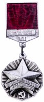 купить Значок СССР 1982 г "Молодой Гвардеец 11 Пятилетки 2 степени", булавка