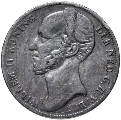 купить Нидерланды 1 гульден 1848