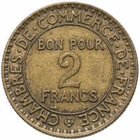 купить Франция 2 франка (francs) 1925