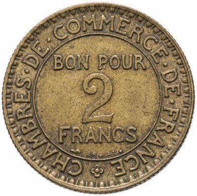 купить Франция 2 франка (francs) 1925