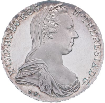 купить Австрия 1 талер (thaler) 1780 талер Марии Терезии рестрайк (новодел)