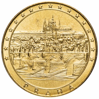 купить Жетон "Национальное достояние Чехии. Карлов мост"