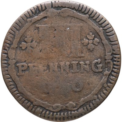 купить Германия, Мюнстер 3 пфеннига 1750