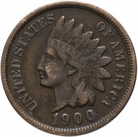 Купить США 1 цент (cent) 1900 Indian Head Cent