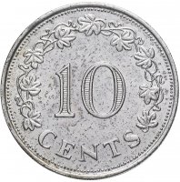 Купить Мальта 10 центов 1972