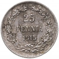 купить 25 пенни (pennia) 1915 S