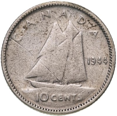 купить Канада 10 центов (cents) 1944