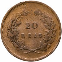 купить Португалия 20 рейс (reis) 1891