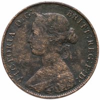купить Великобритания 1/2 пенни 1861