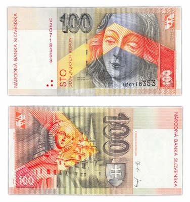 купить Словакия 100 крон 2001