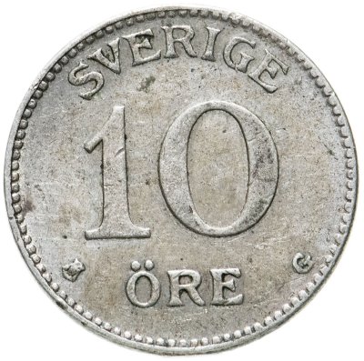 купить Швеция 10 эре (ore) 1936
