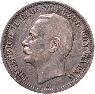 купить Германская Империя, Баден 3 марки (mark) 1911