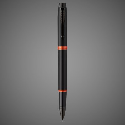 купить Ручка-роллер Parker IM Vibrant Rings Flame Orange, стержень:Fblk, в подарочной упаковке., Лаки и смолы: лак, латунь, 2026 г.