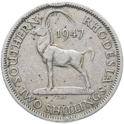 купить Южная Родезия 2 шиллинга (shillings) 1947