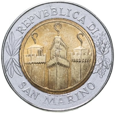 купить Сан-Марино 500 лир (lire) 2001