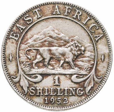 купить Восточная Африка 1 шиллинг (shilling) 1952