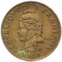 купить Новые Гебриды 1 франк 1975
