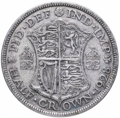 купить Великобритания 1/2 кроны (crown) 1928