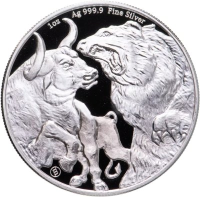 купить Чад 5000 франков (francs) 2023 Бык и медведь