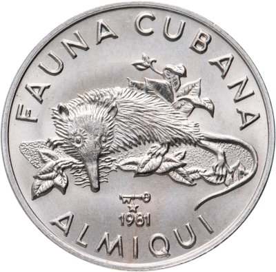 купить Куба 1 песо (peso) 1981 "Кубинский щелезуб"