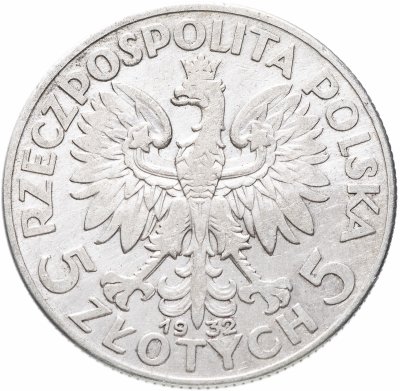 купить Польша 5 злотых (zlotych) 1932 "Королева Ядвига"