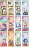 купить Венесуэла Набор банкнот 2013-2018 (12 штук) Экзотические животные