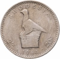 купить Родезия 2 шиллинга - 20 центов 1964