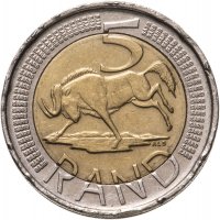 купить ЮАР 5 рандов (рэндов, rand) 2016