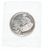 Купить 3 рубля 1992 ЛМД Proof 750-летие Победы Александра Невского на Чудском озере в запайке