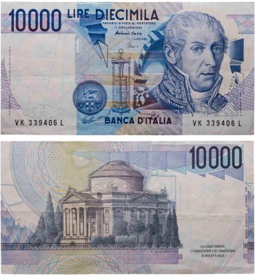 купить Италия 10000 лир 1984
