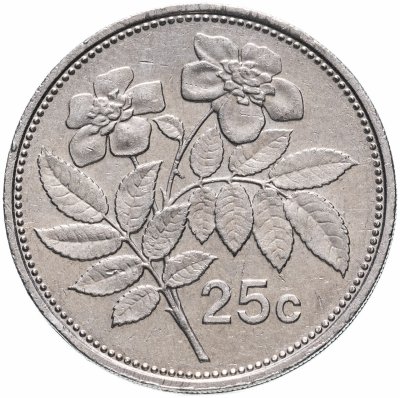 купить Мальта 25 центов (cents) 1991-2005, случайная дата