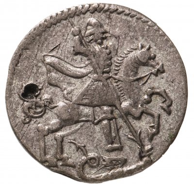 купить Алтын 1718 всадник в плаще