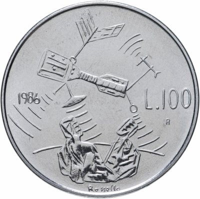 купить Сан-Марино 100 лир (lire) 1986 "Эволюция технологий"
