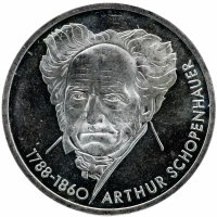 Купить Германия, ФРГ 10 марок 1988 "200 лет со дня рождения Артура Шопенгауэра"