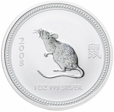 купить Австралия 1 доллар (dollar) 2007 "Китайский календарь - Год крысы"